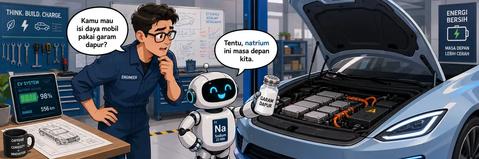 Garam Laut dan Realitas Baterai Natrium-Ion
