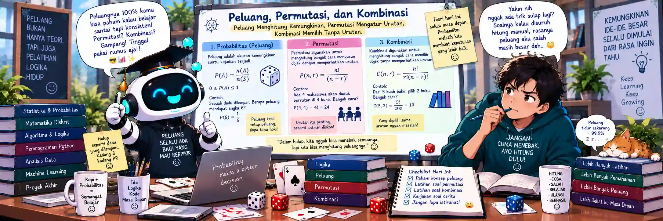 Statistika dan Probabilitas: Probabilitas, Permutasi, dan Kombinasi