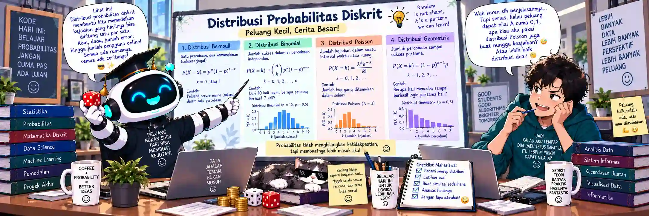 Statistika dan Probabilitas: Distribusi Probabilitas Diskrit