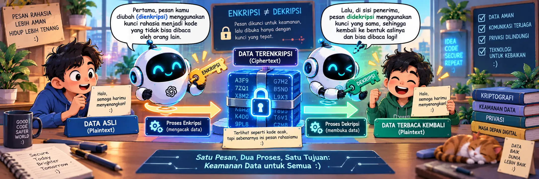 Memahami Cara Kerja Enkripsi untuk Keamanan Data Internet