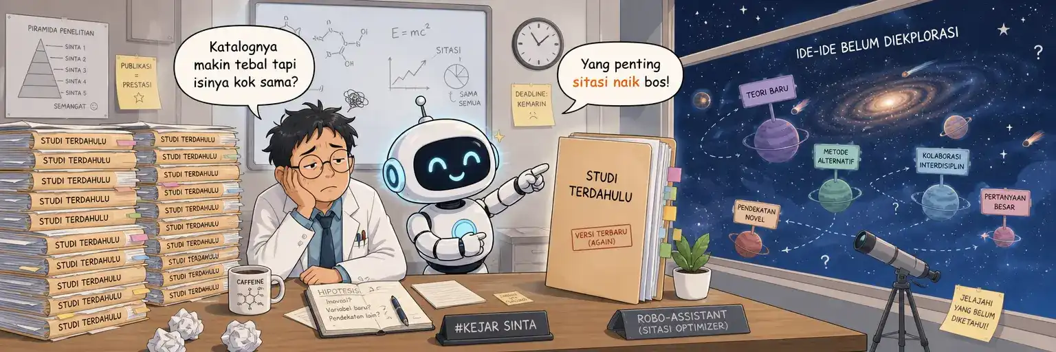 Dilema Produktivitas Sains Ketika Kecerdasan Buatan Mempersempit Arah Riset