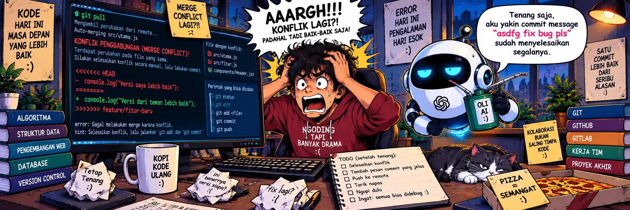 Fondasi Version Control System: Panduan Git dan Kolaborasi Kode bagi Mahasiswa Informatika