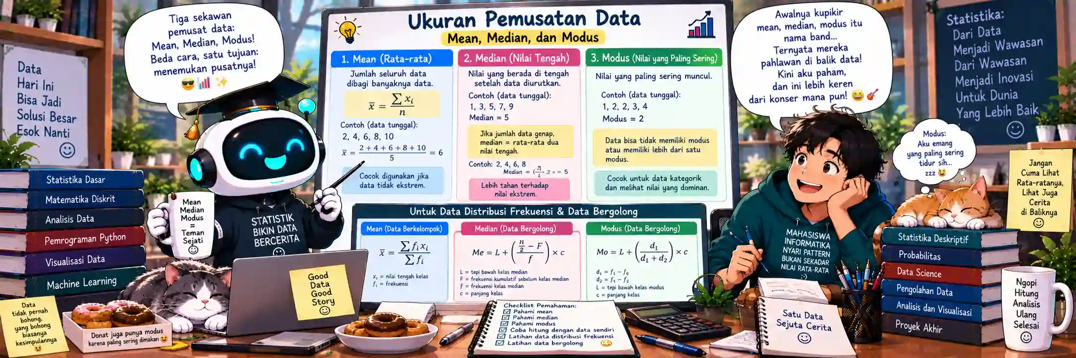 Statistika dan Probabilitas: Ukuran Pemusatan Data